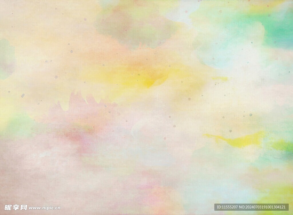 创意水彩抽象艺术画水彩晕染