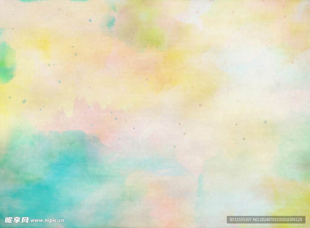 创意水彩抽象艺术画水彩晕染