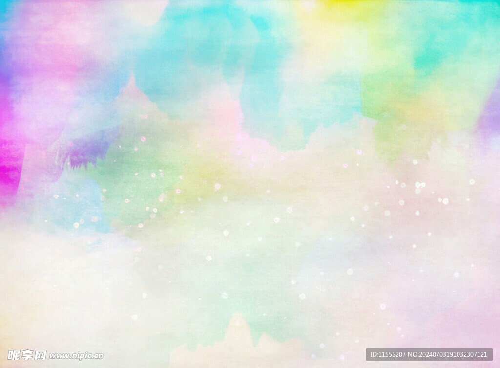 创意水彩抽象艺术画水彩晕染