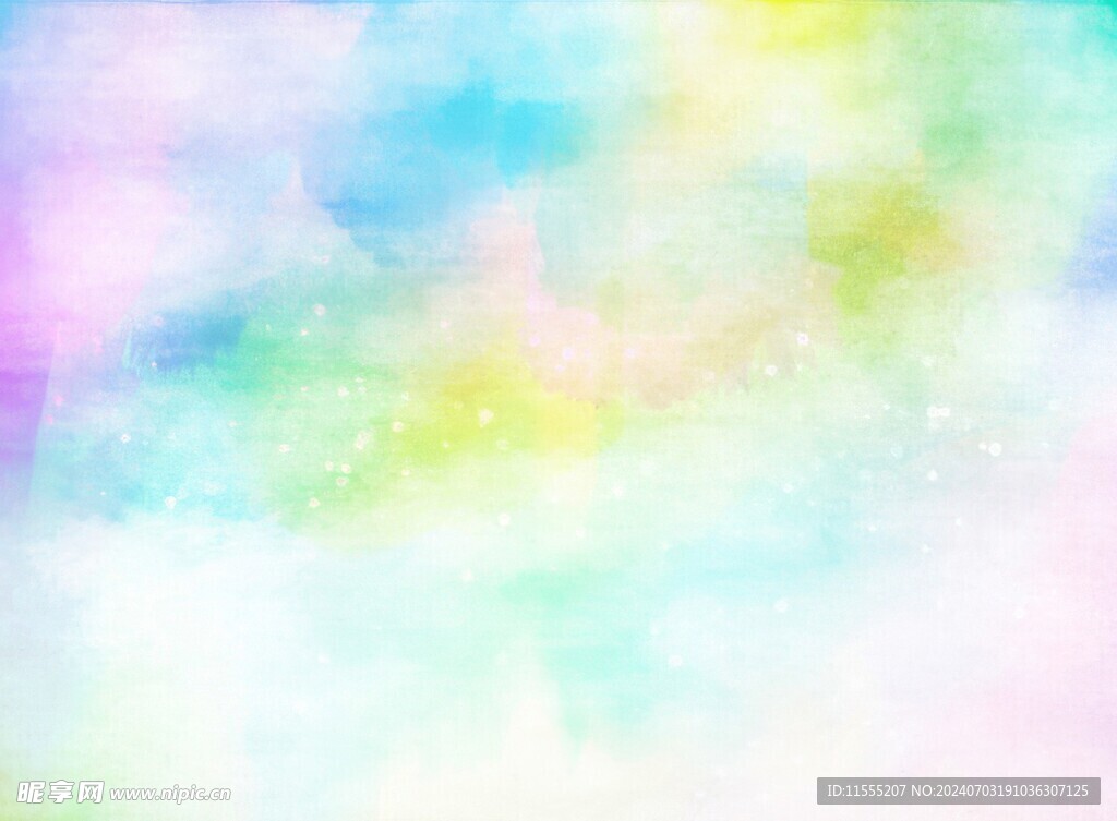 创意水彩抽象艺术画水彩晕染