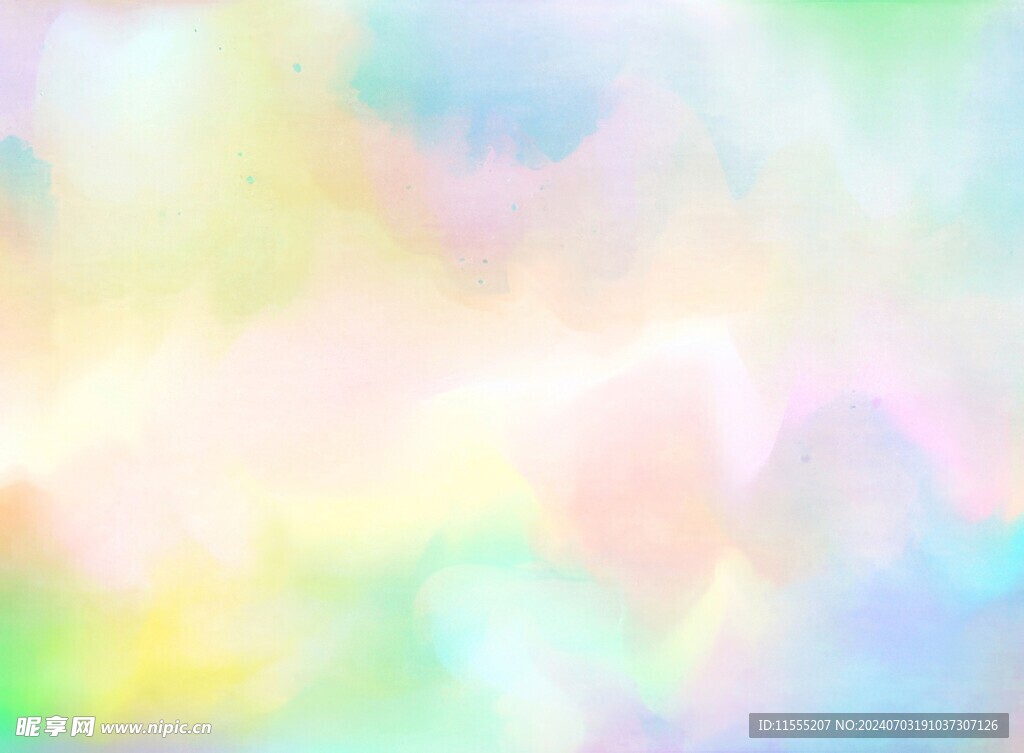 创意水彩抽象艺术画水彩晕染