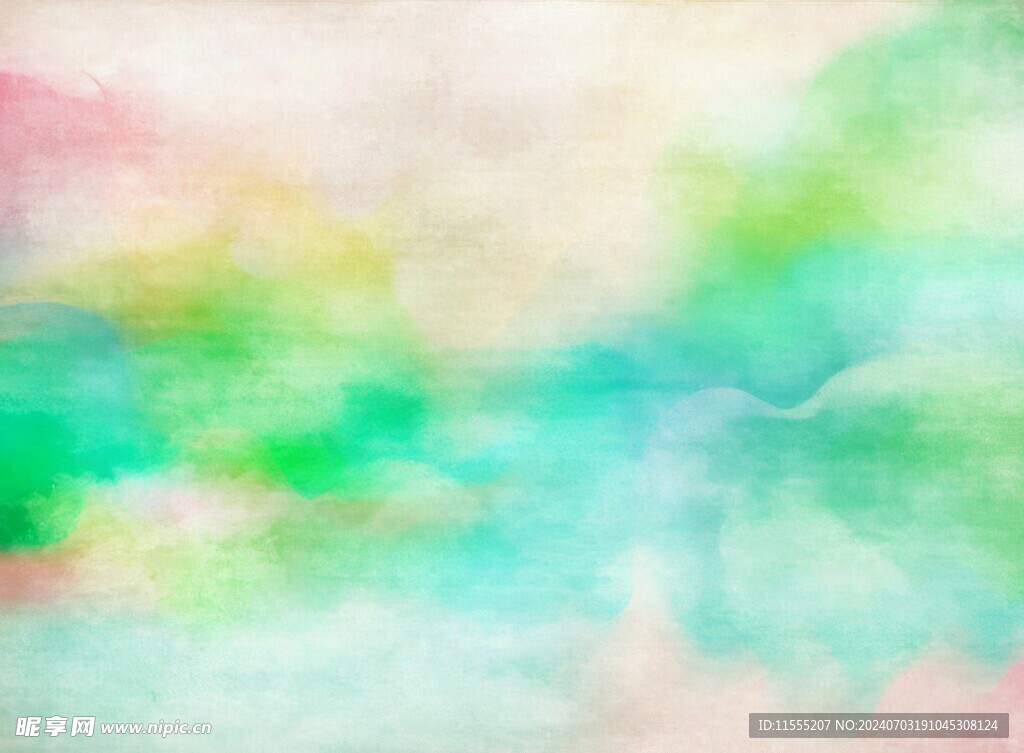 创意水彩抽象艺术画水彩晕染