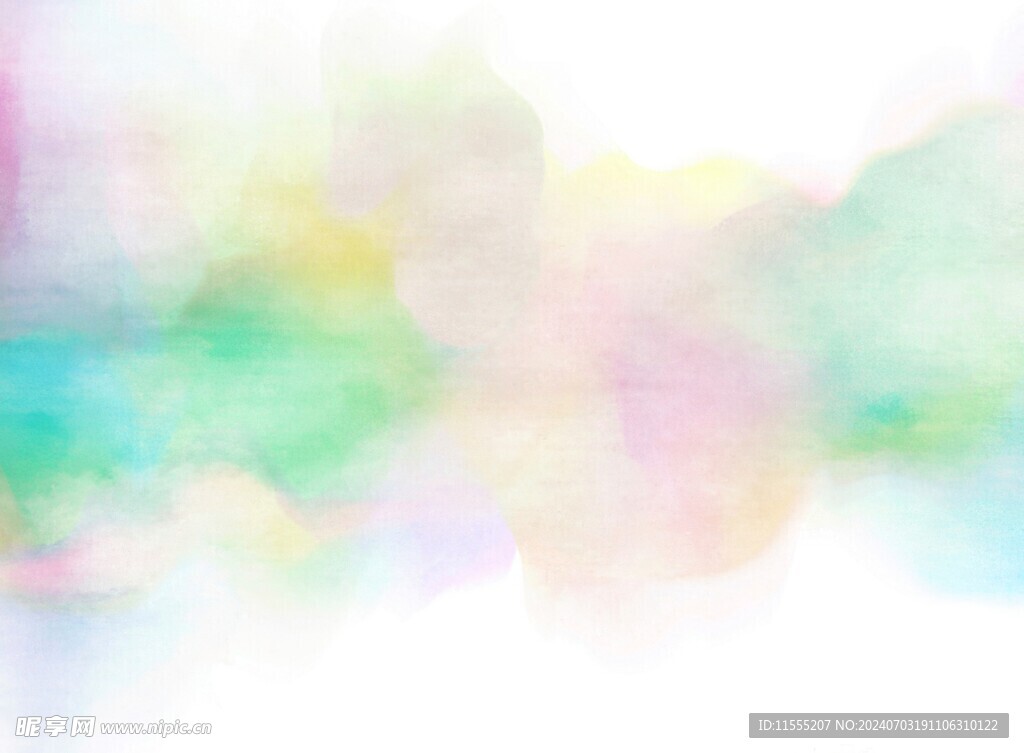 创意水彩抽象艺术画水彩晕染