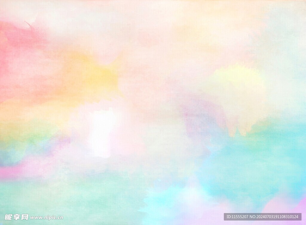 创意水彩抽象艺术画水彩晕染