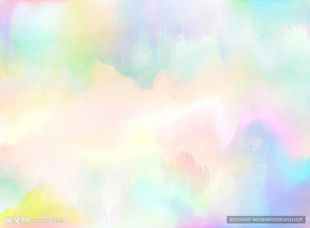 创意水彩抽象艺术画水彩晕染