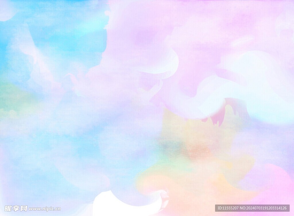 创意水彩抽象艺术画水彩晕染