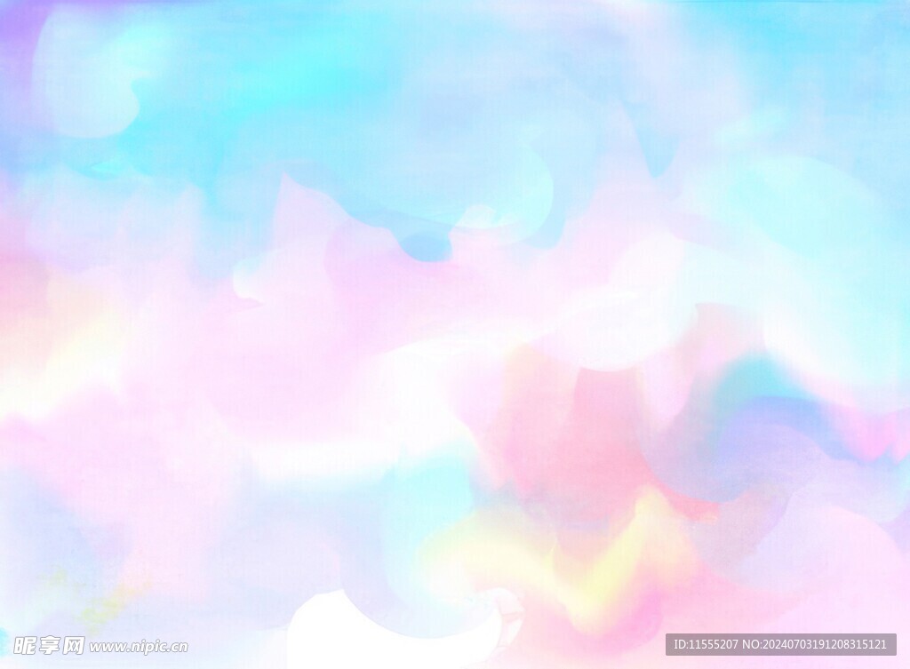 创意水彩抽象艺术画水彩晕染