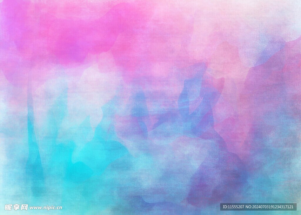 创意水彩抽象艺术画水彩晕染