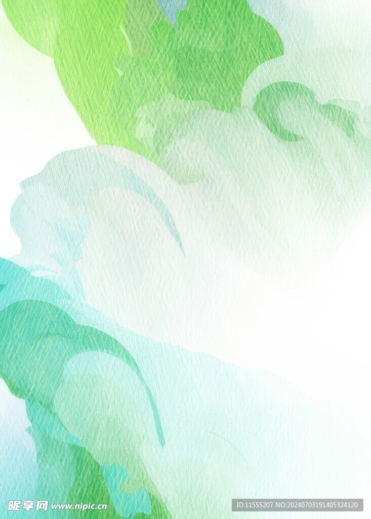创意水彩抽象艺术画水彩晕染