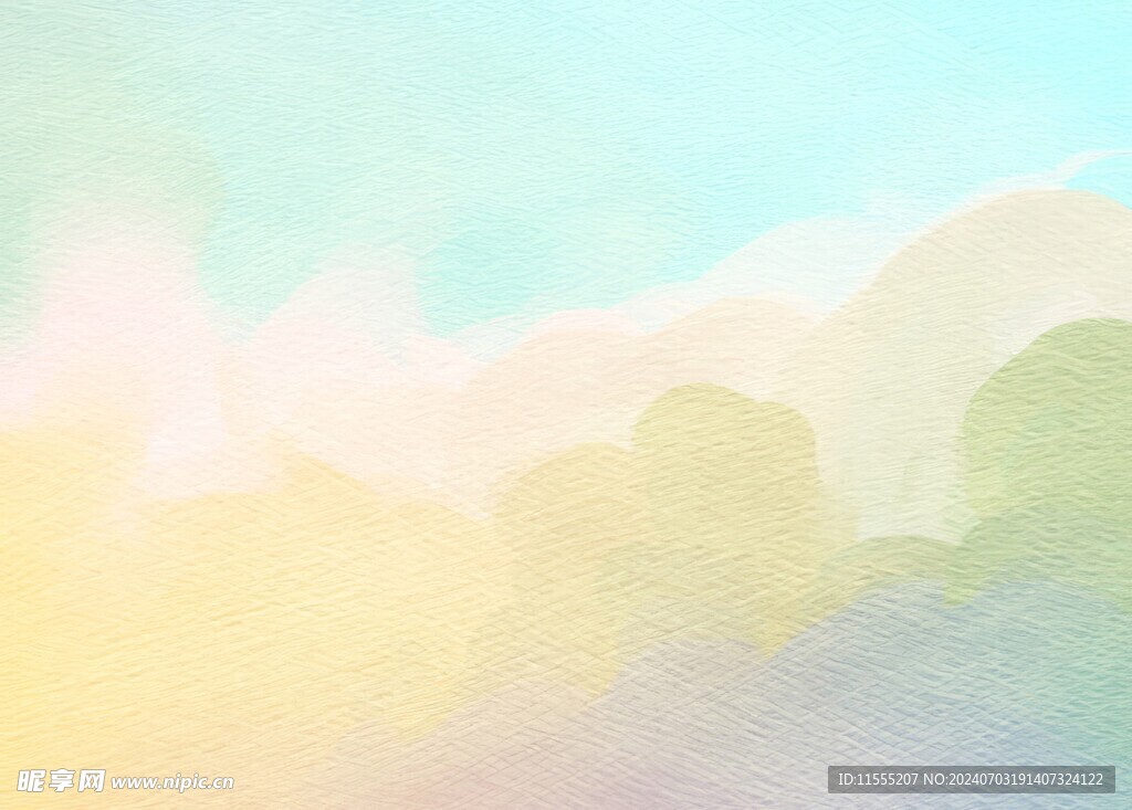 创意水彩抽象艺术画水彩晕染