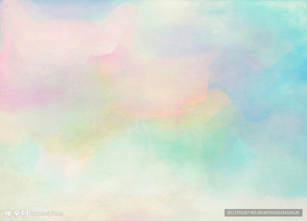 创意水彩抽象艺术画水彩晕染