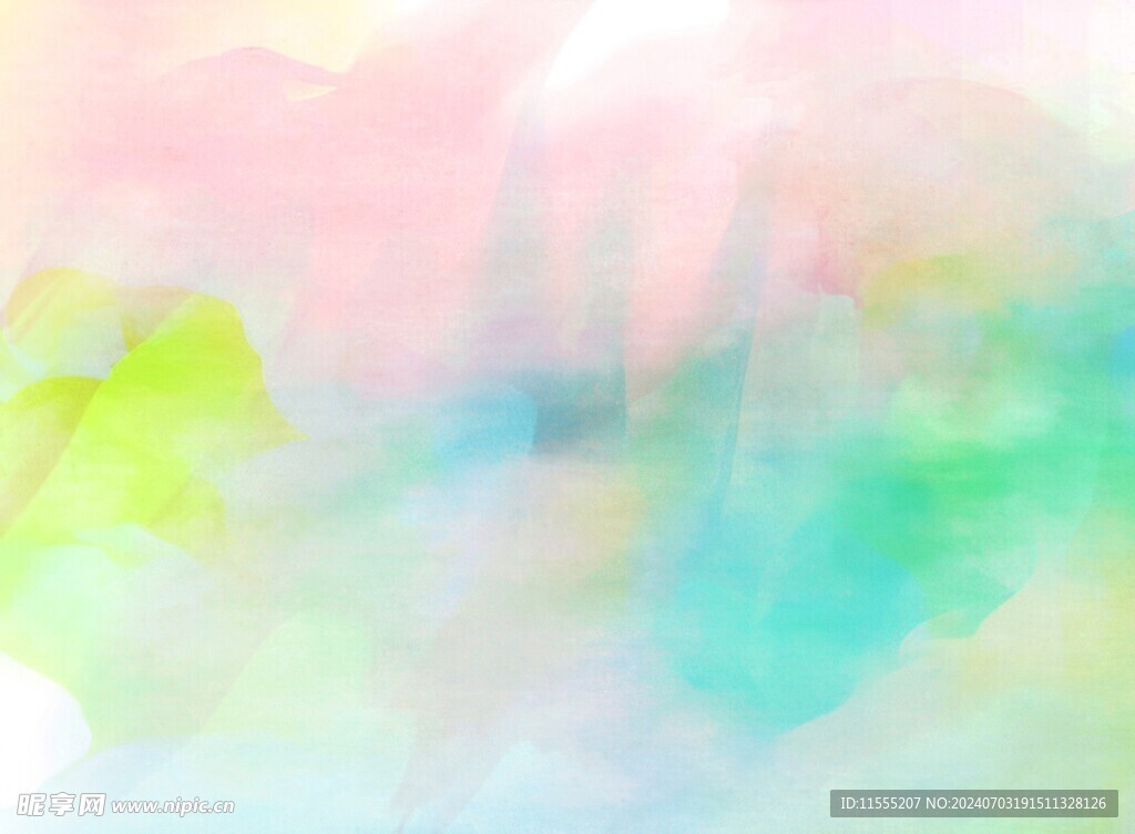 创意水彩抽象艺术画水彩晕染