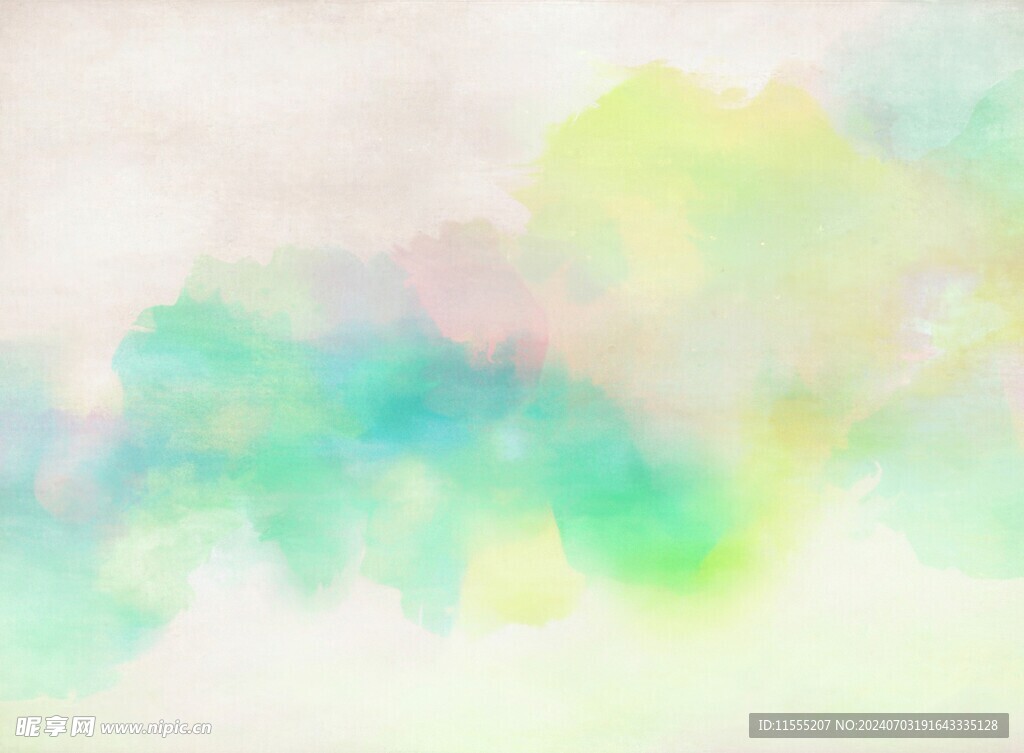 创意水彩抽象艺术画水彩晕染