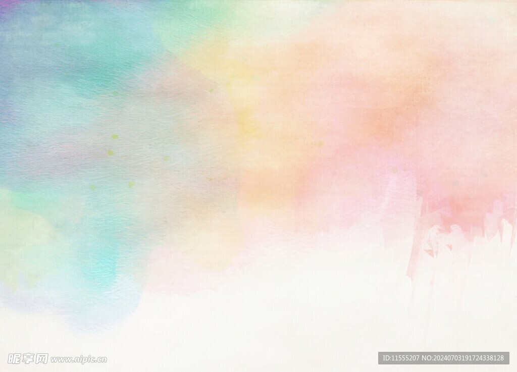 创意水彩抽象艺术画水彩晕染