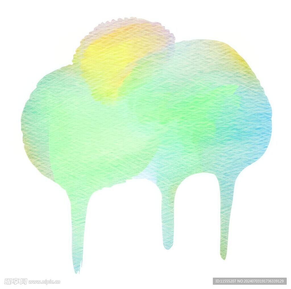 创意水彩抽象艺术画水彩晕染