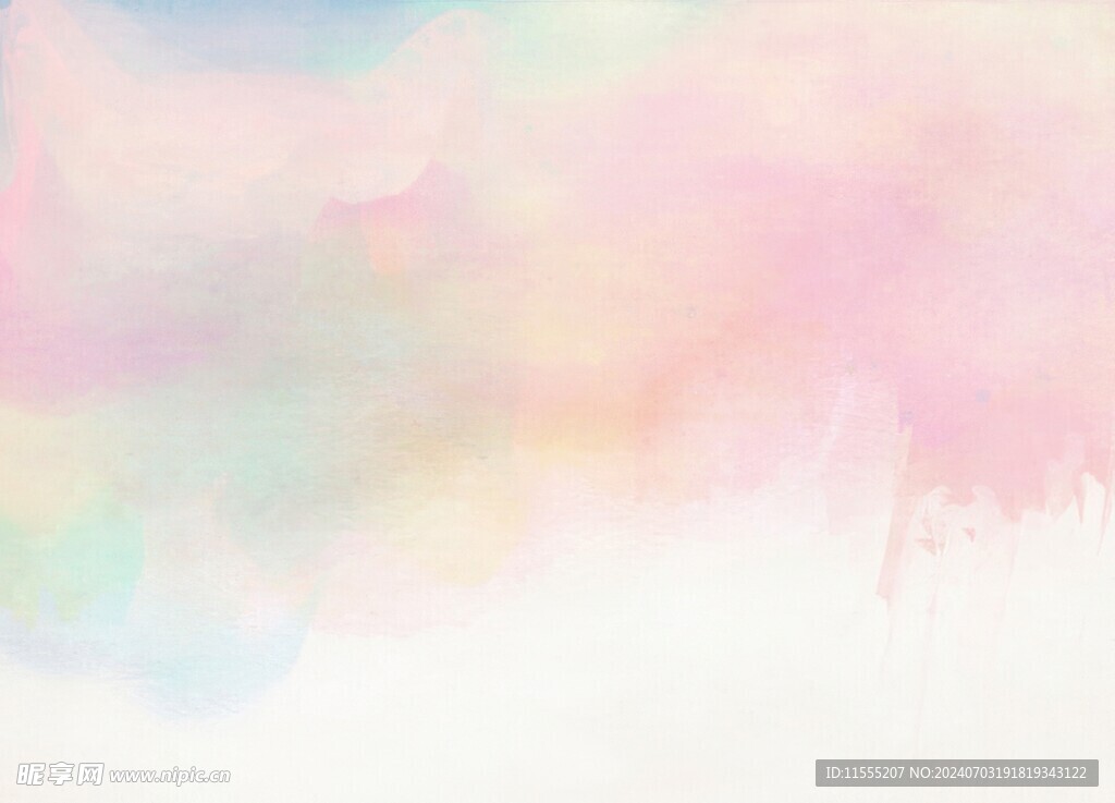 创意水彩抽象艺术画水彩晕染