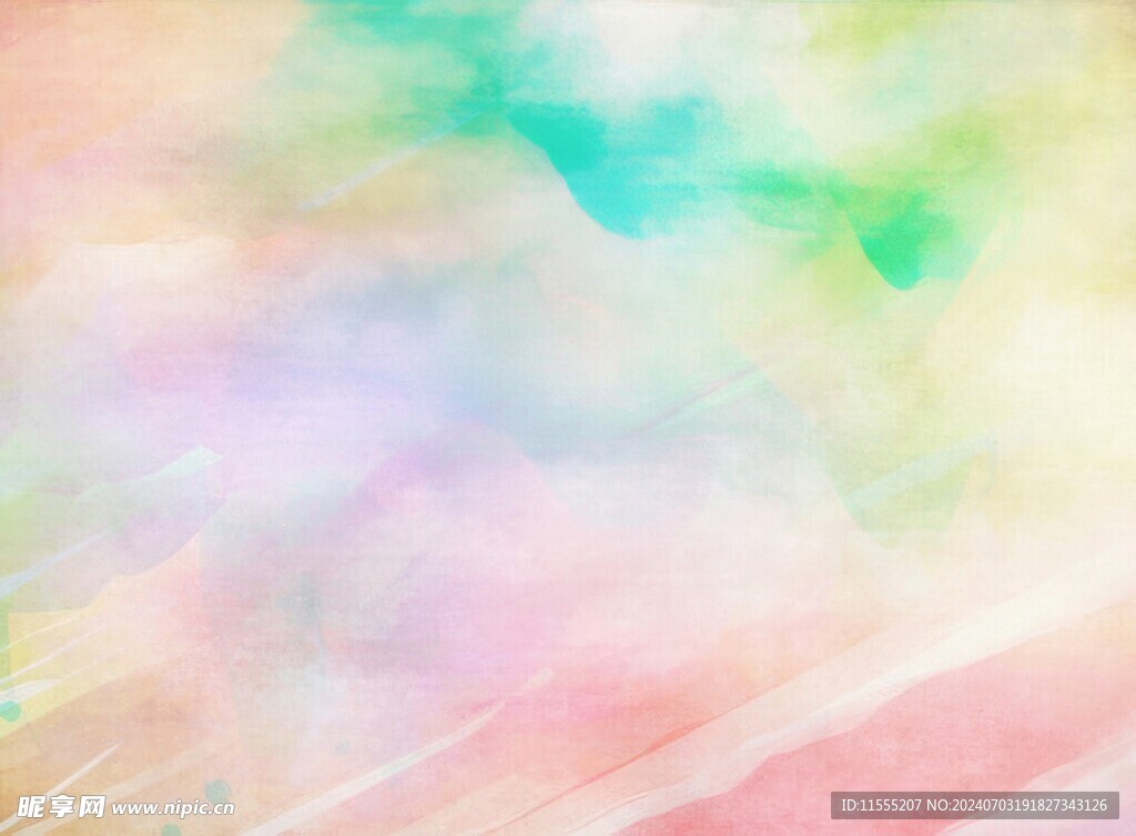 创意水彩抽象艺术画水彩晕染