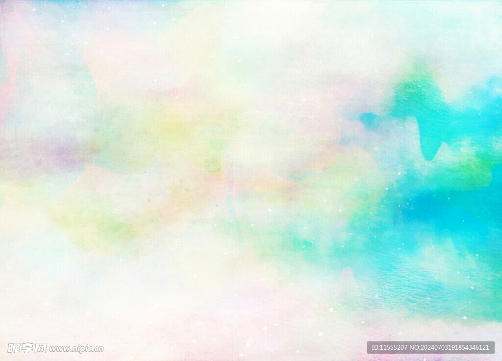 创意水彩抽象艺术画水彩晕染