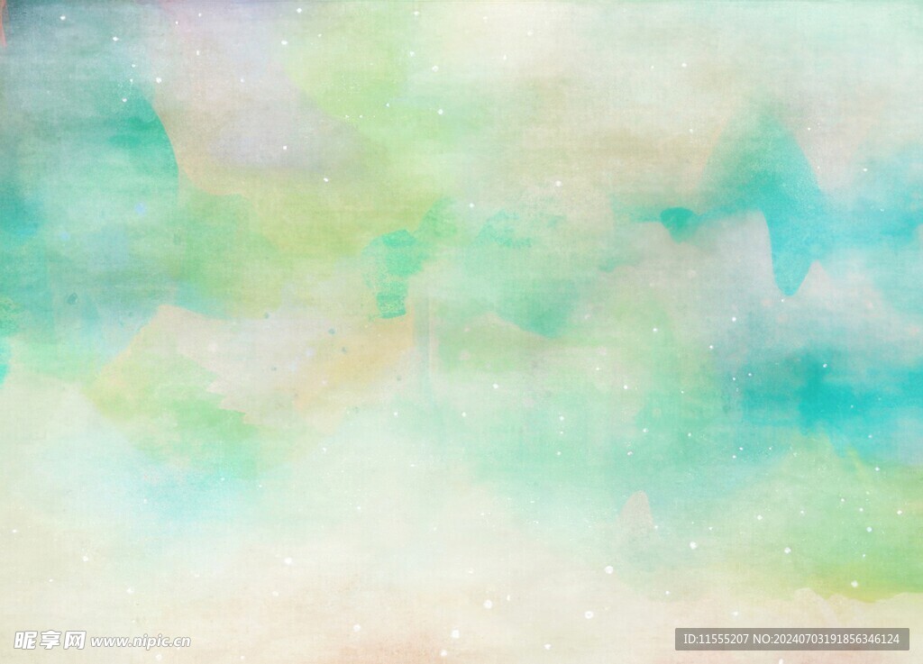 创意水彩抽象艺术画水彩晕染