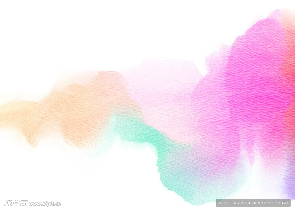 创意水彩抽象艺术画水彩晕染