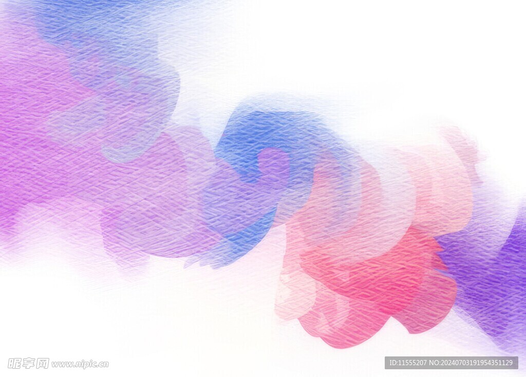 创意水彩抽象艺术画水彩晕染