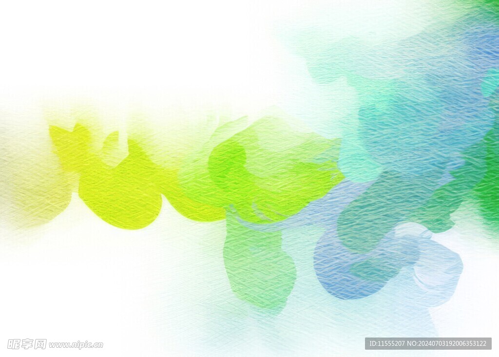 创意水彩抽象艺术画水彩晕染