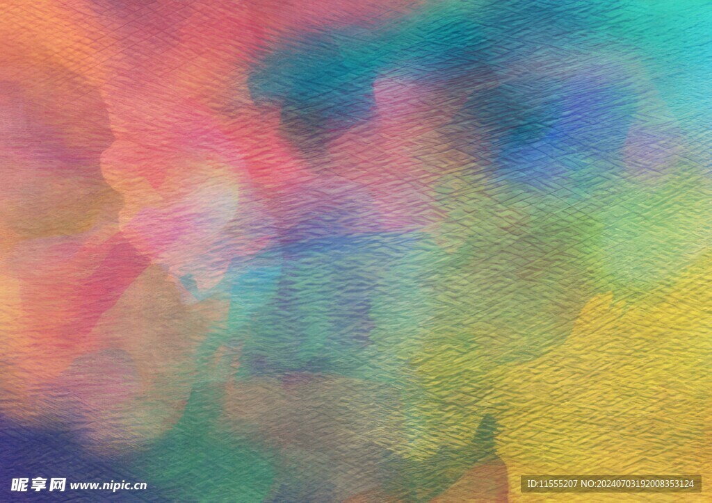 创意水彩抽象艺术画水彩晕染