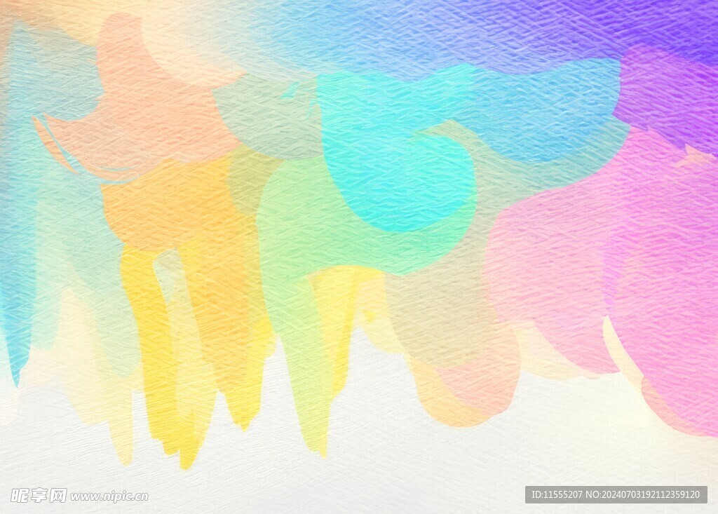 创意水彩抽象艺术画水彩晕染