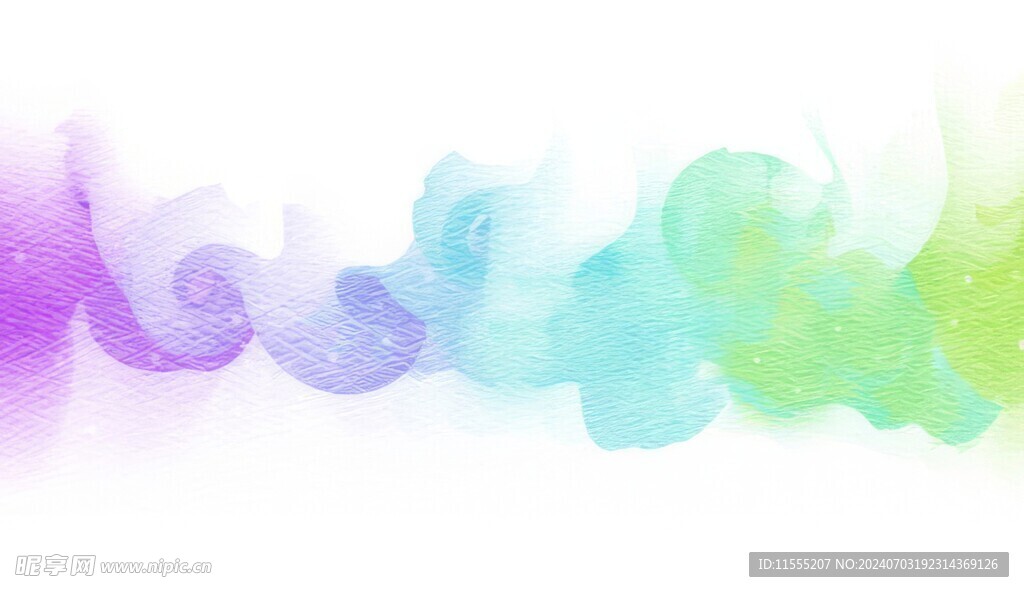 创意水彩抽象艺术画水彩晕染
