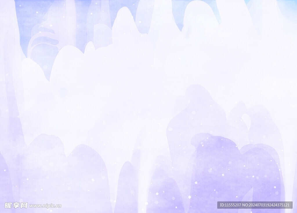 创意水彩抽象艺术画水彩晕染