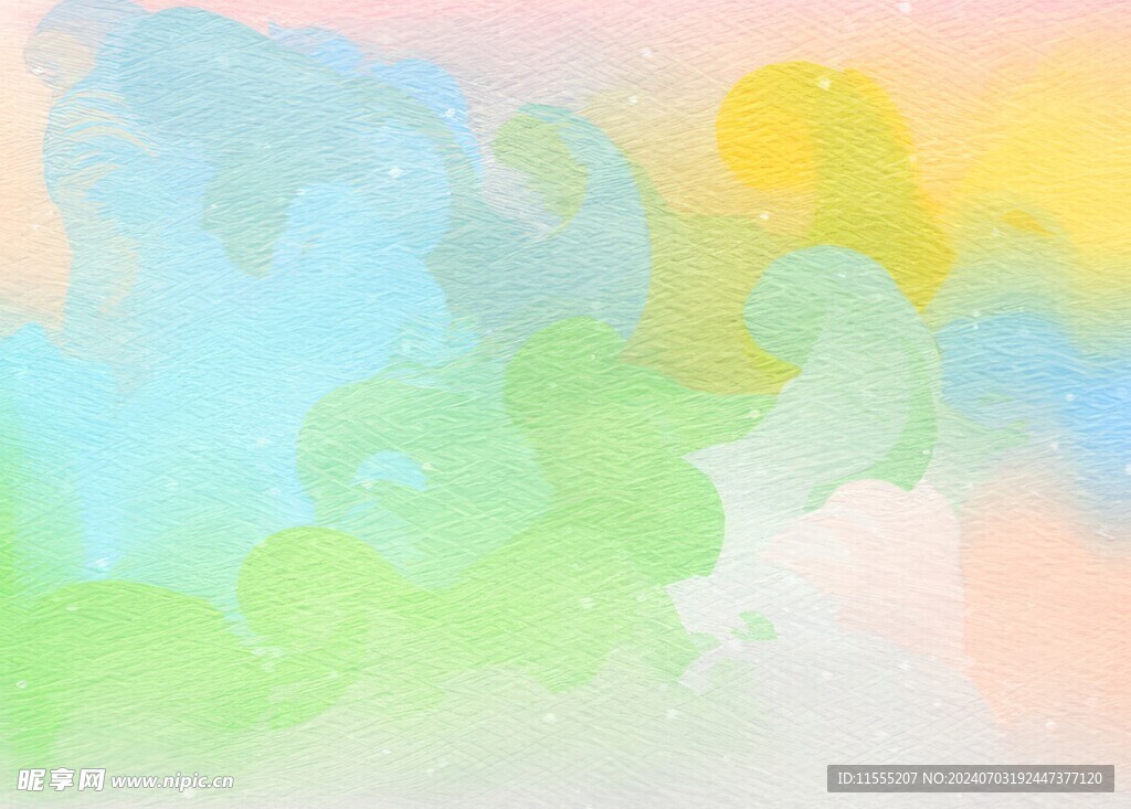 创意水彩抽象艺术画水彩晕染
