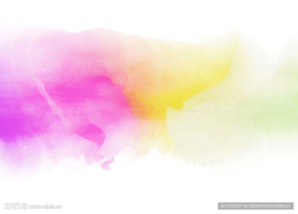 创意水彩抽象艺术画水彩晕染