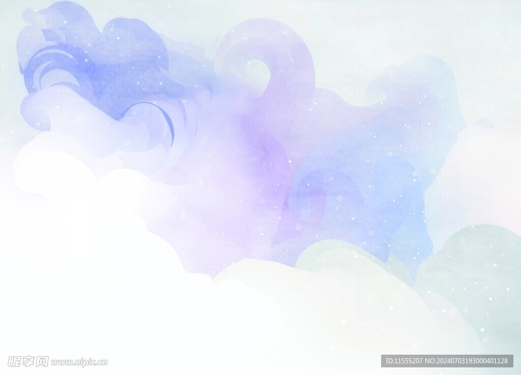 创意水彩抽象艺术画水彩晕染