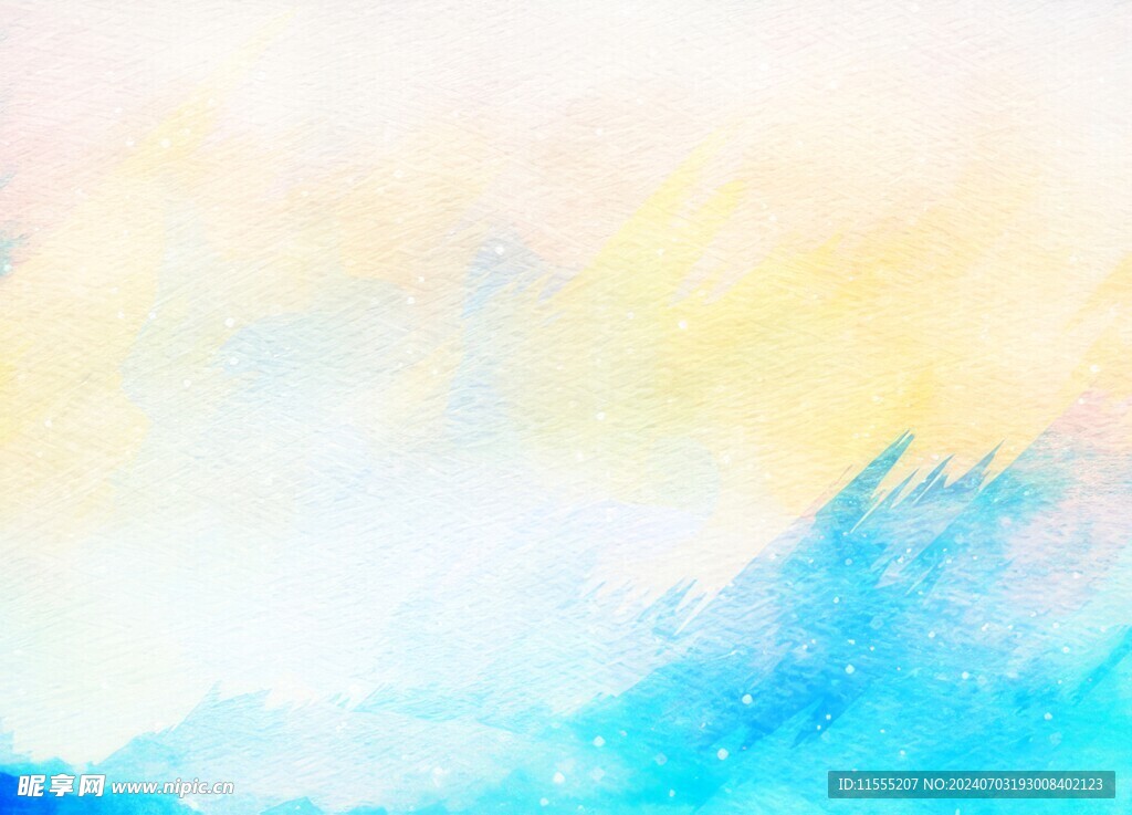 创意水彩抽象艺术画水彩晕染