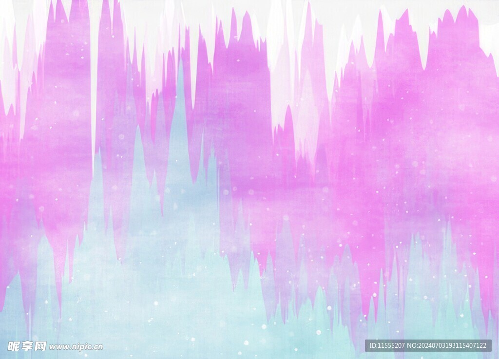 创意水彩抽象艺术画水彩晕染