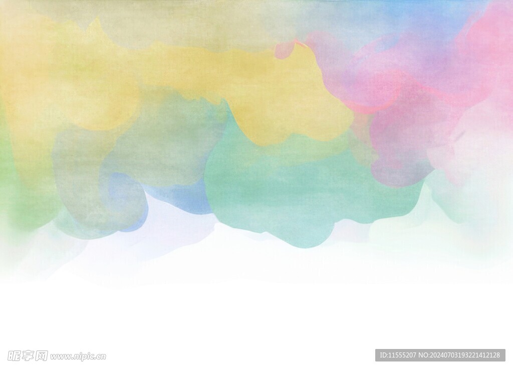 创意水彩抽象艺术画水彩晕染