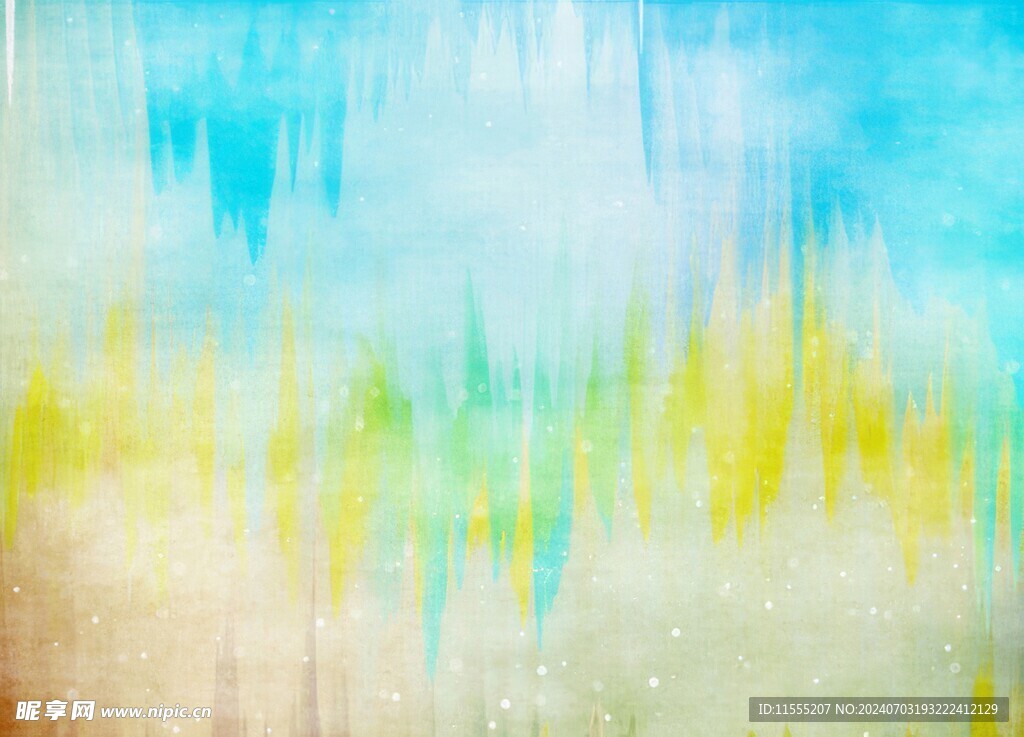 创意水彩抽象艺术画水彩晕染