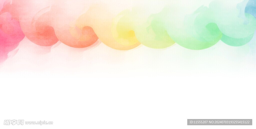 创意水彩抽象艺术画水彩晕染