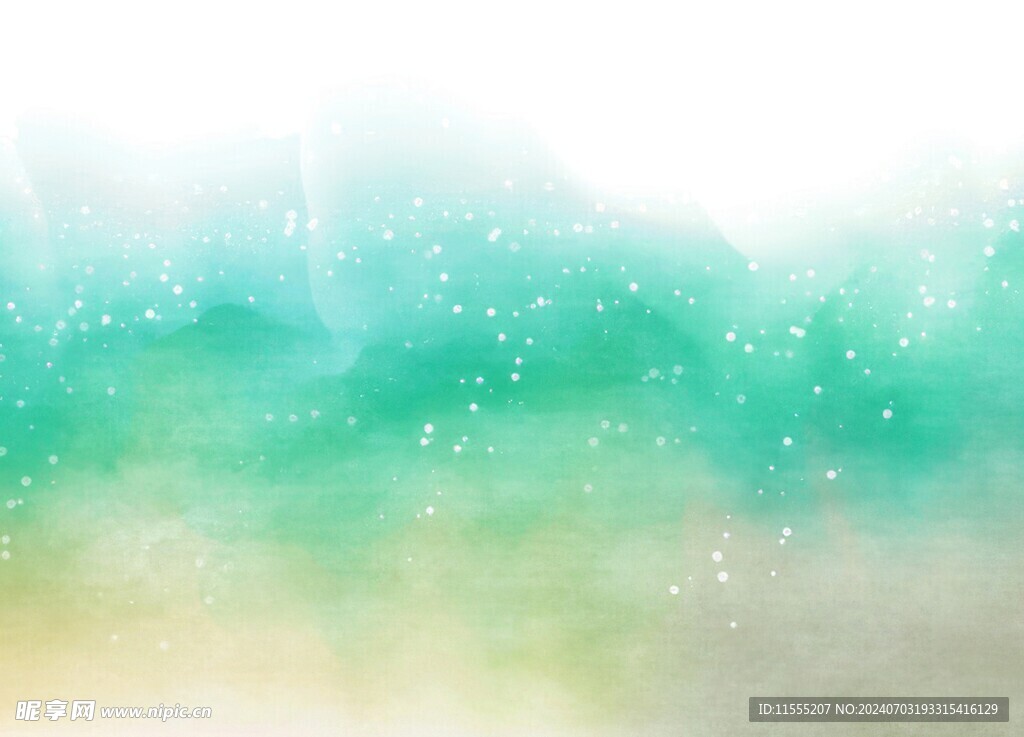 创意水彩抽象艺术画水彩晕染