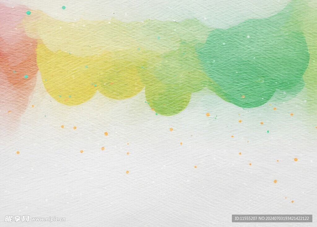 创意水彩抽象艺术画水彩晕染