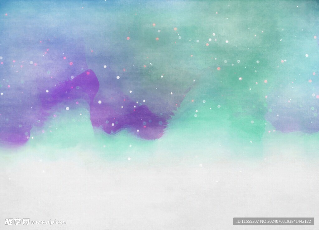 创意水彩抽象艺术画水彩晕染