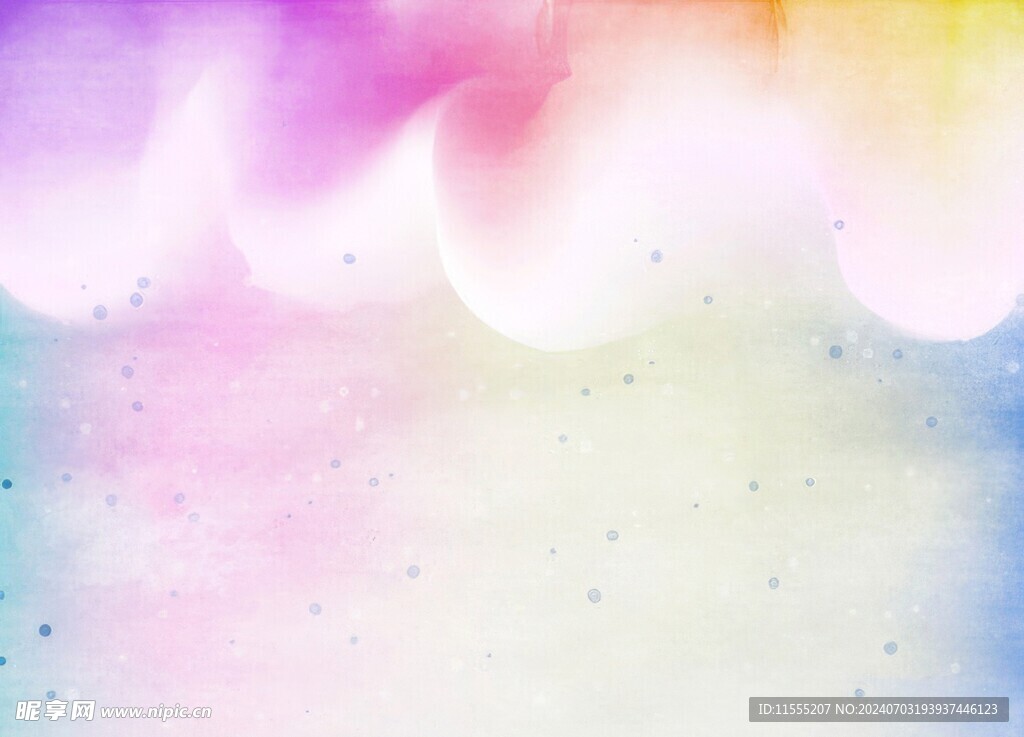 创意水彩抽象艺术画水彩晕染