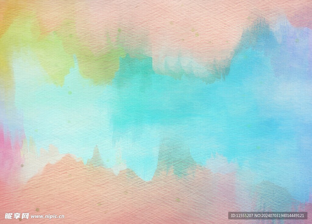 创意水彩抽象艺术画水彩晕染