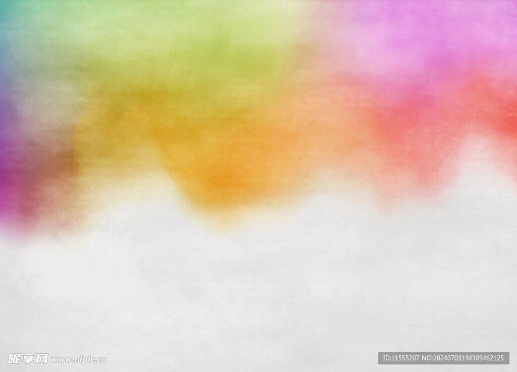 创意水彩抽象艺术画水彩晕染