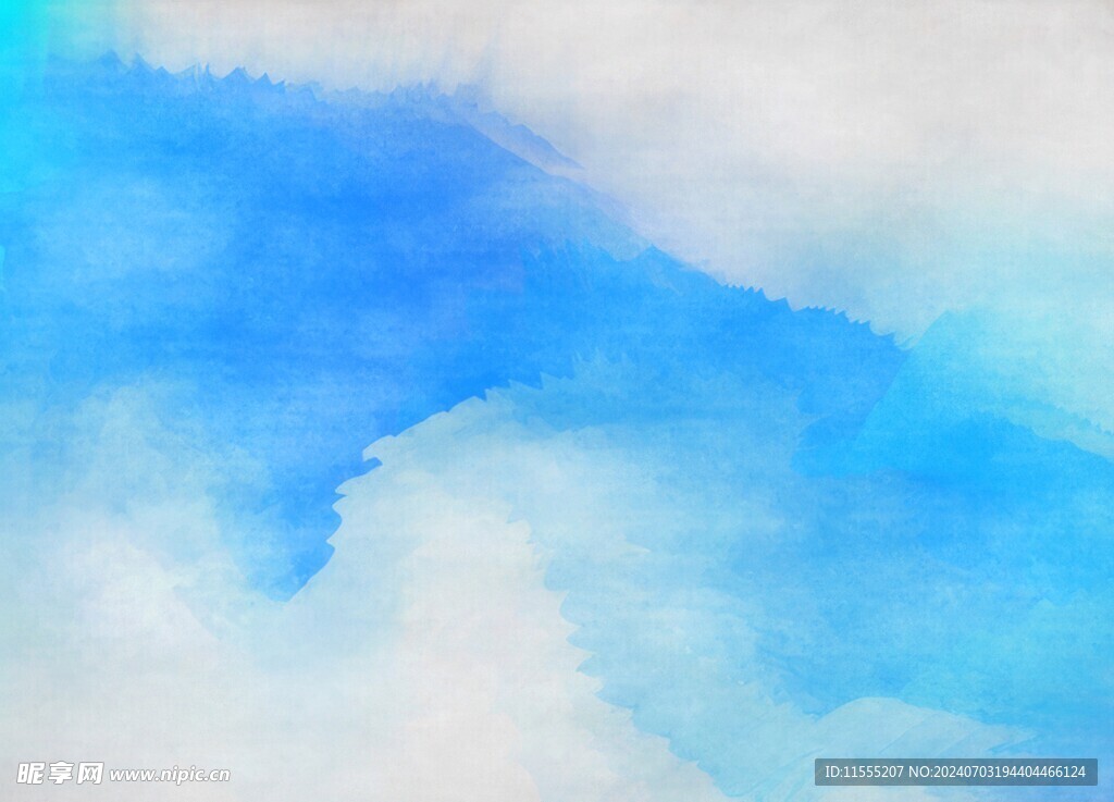 创意水彩抽象艺术画水彩晕染