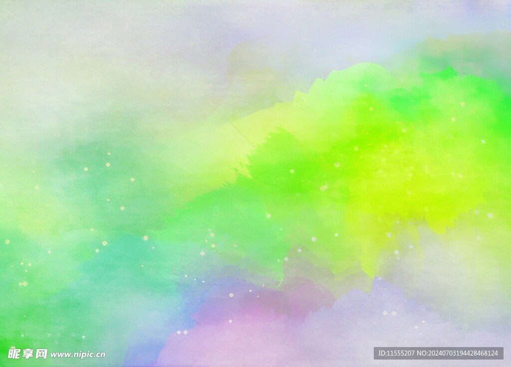 创意水彩抽象艺术画水彩晕染