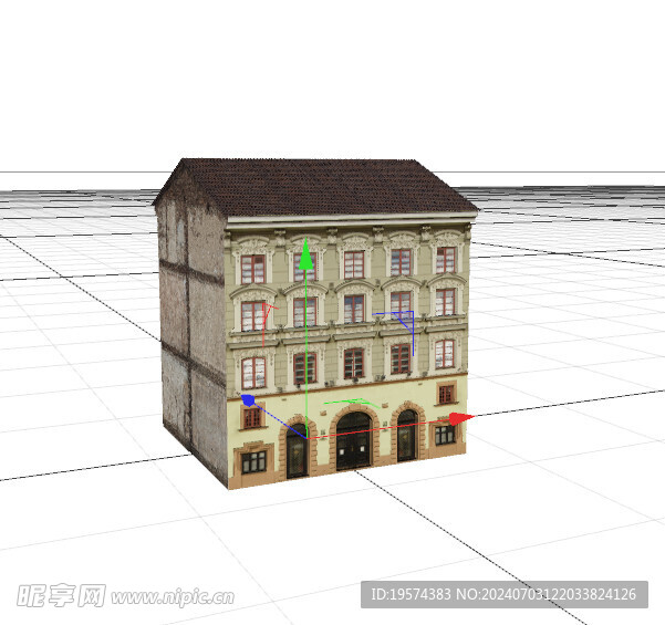 C4D模型 建筑物