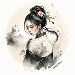 羌族人物插画