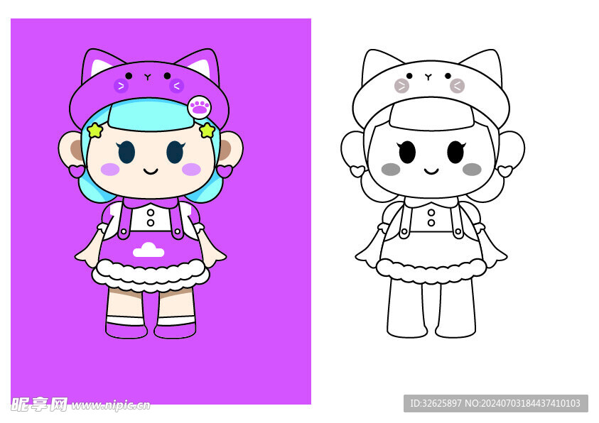 卡通女孩