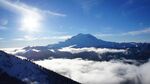 高耸入云的雪山